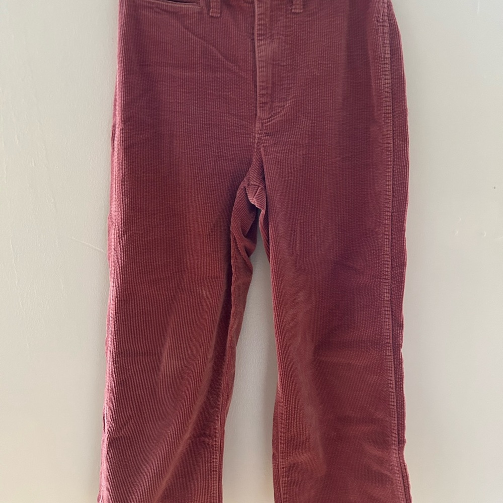 Madewell Corduroy Pants in Dusty Rose